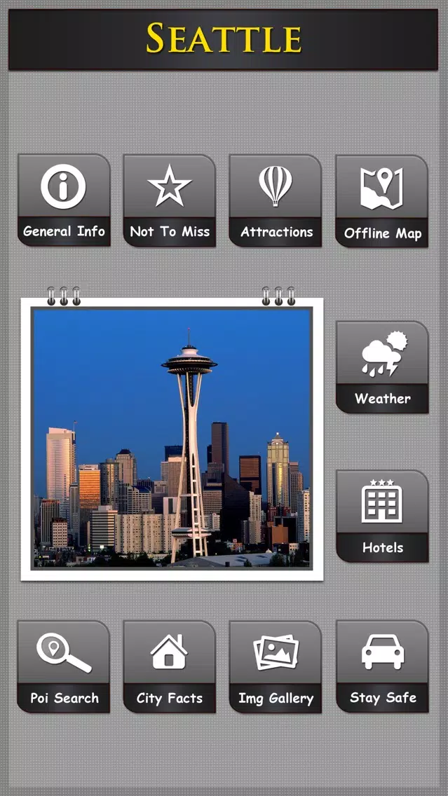Seattle Offline Map City Guide Screenshots
