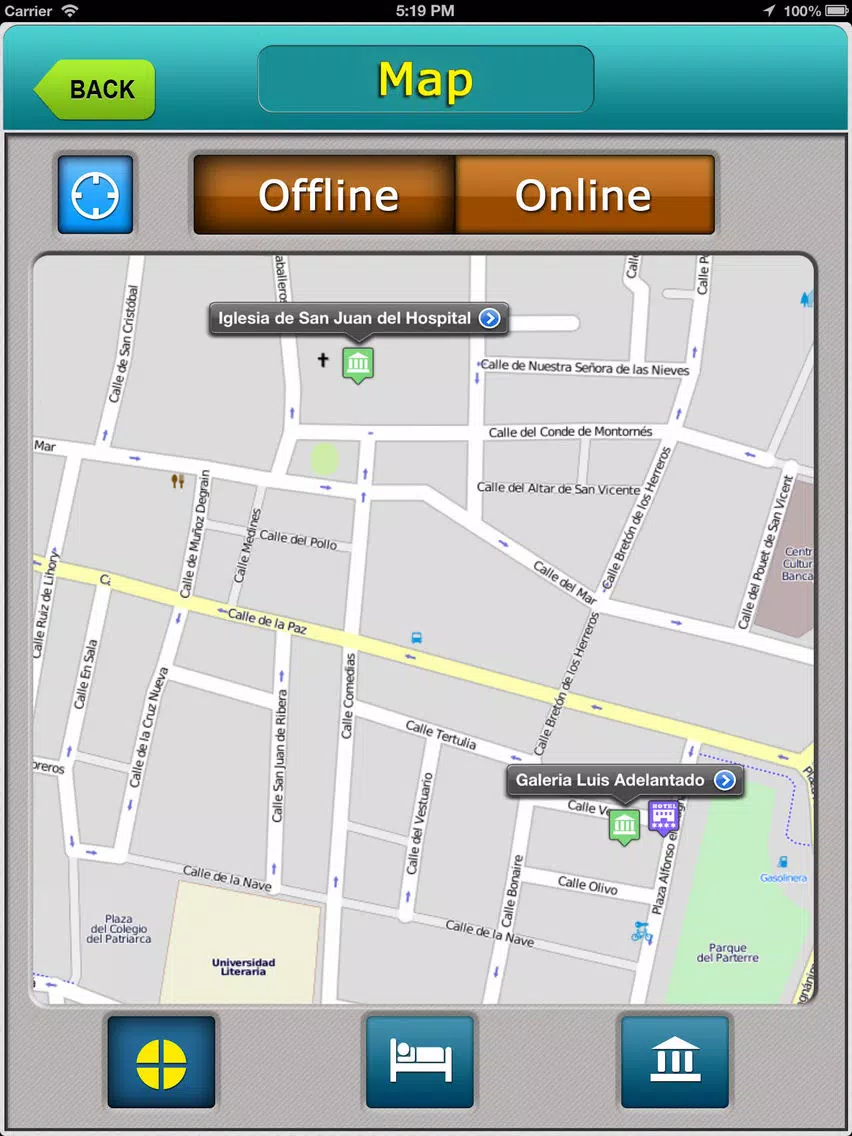 Valencia City Map Guide iPad Screenshots
