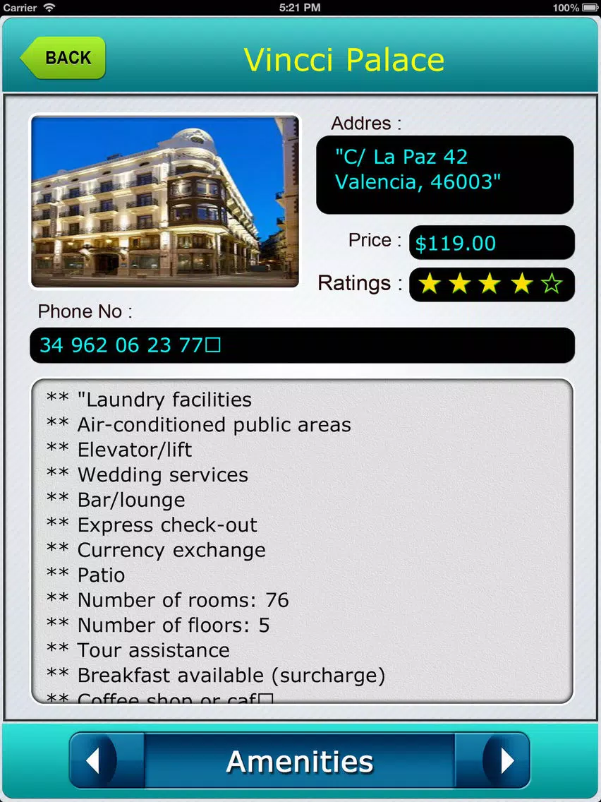 Valencia City Map Guide iPad Screenshots