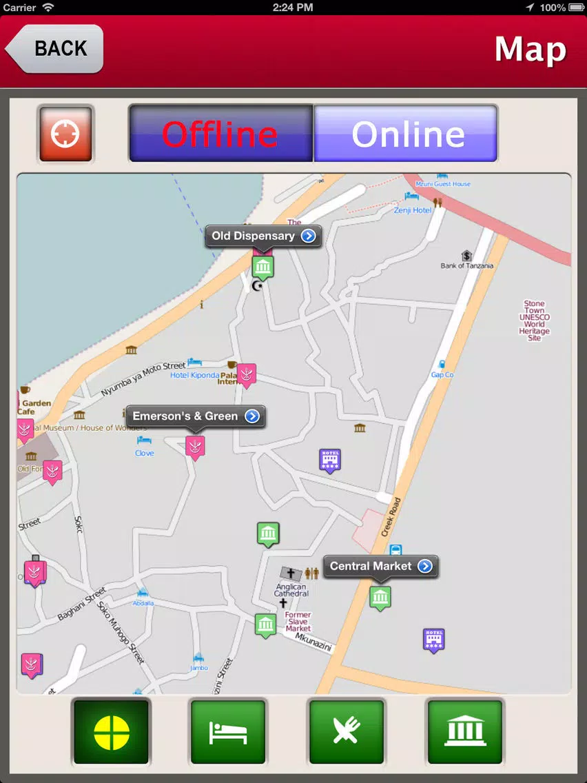 Zanzibar Island Offline Travel Guide iPad Screenshots
