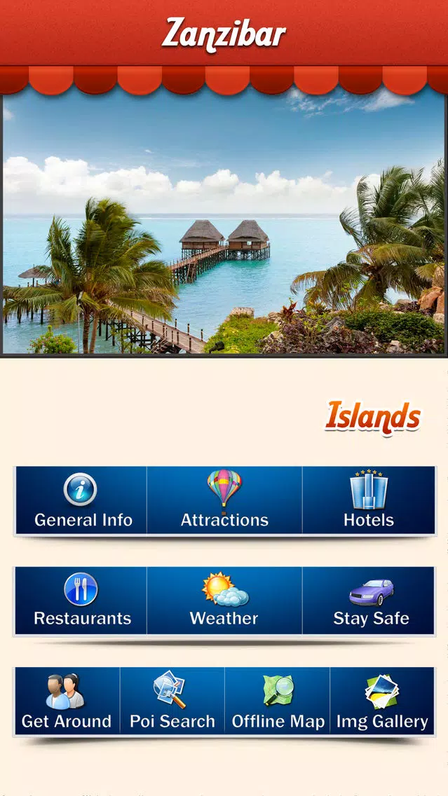 Zanzibar Island Offline Travel Guide Screenshots