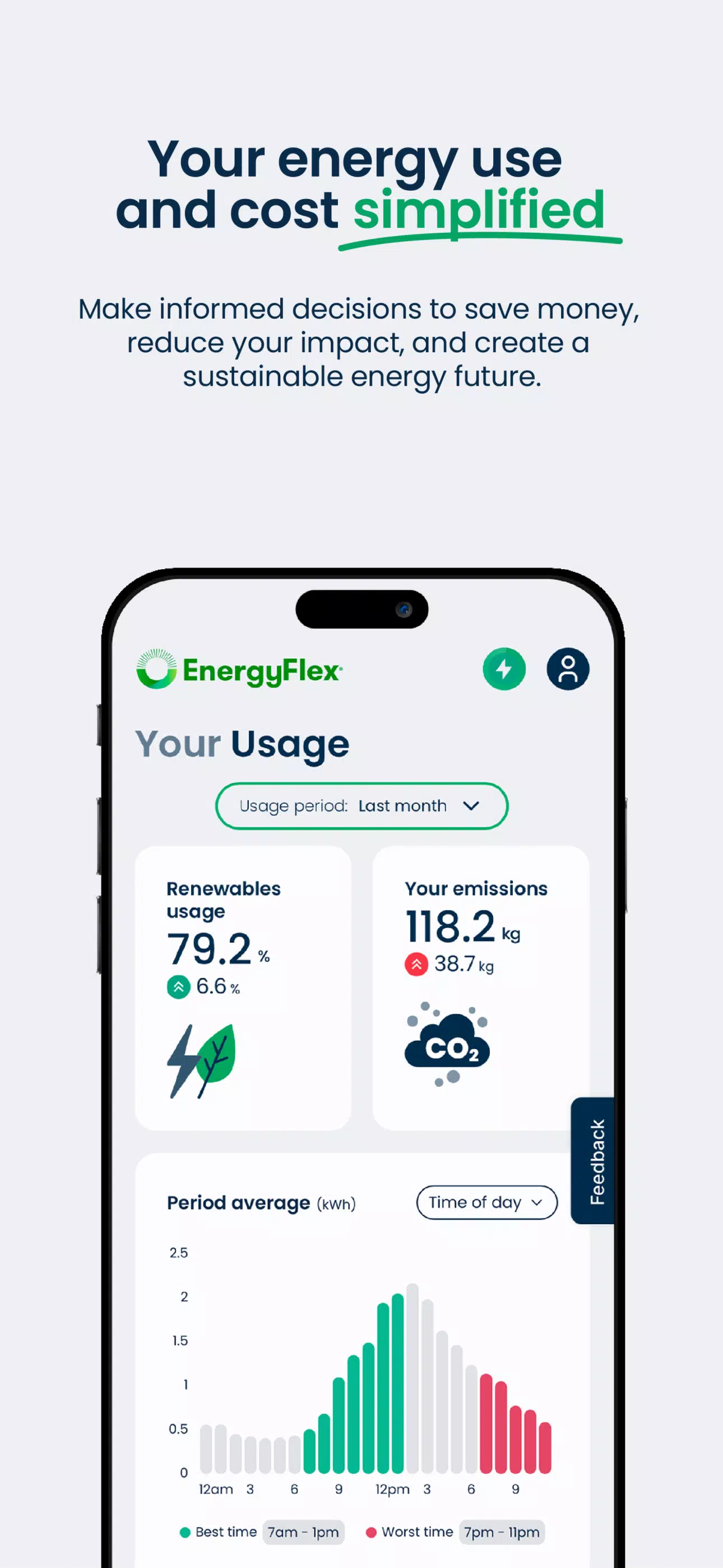 Capturas de tela do EnergyFlex