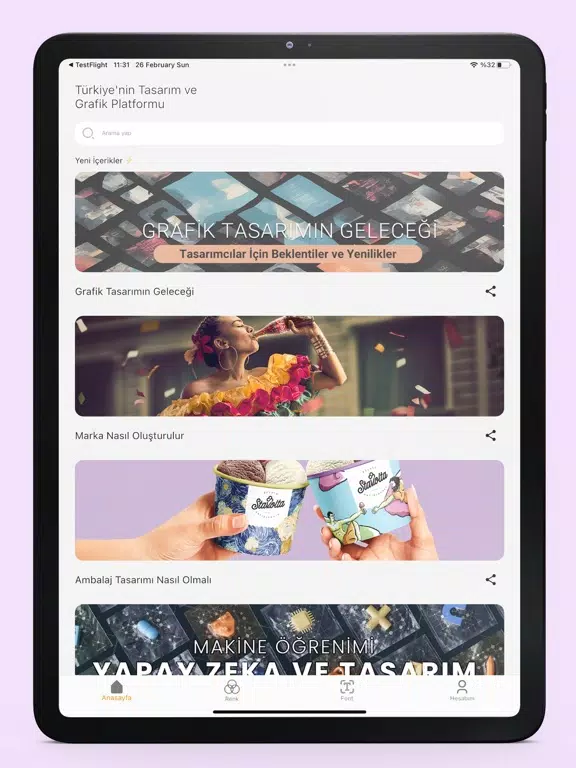 Tasarım Fikir iPad Screenshots