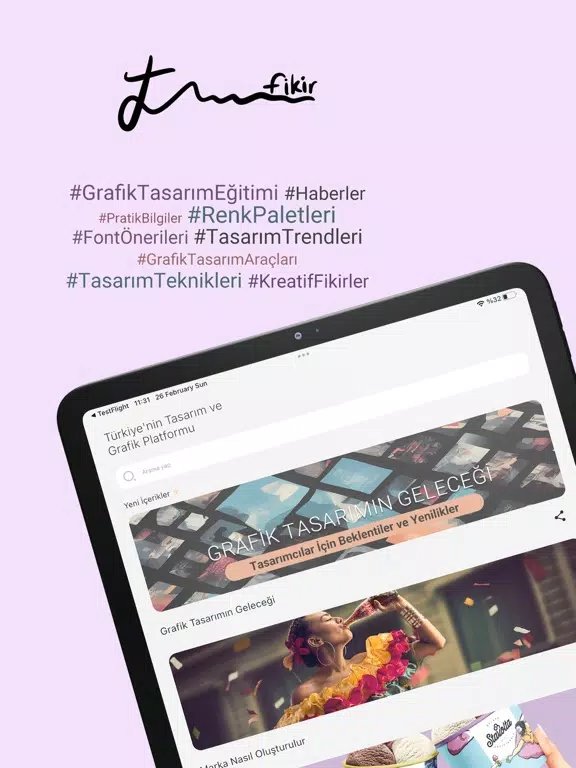 Tasarım Fikir iPad Screenshots