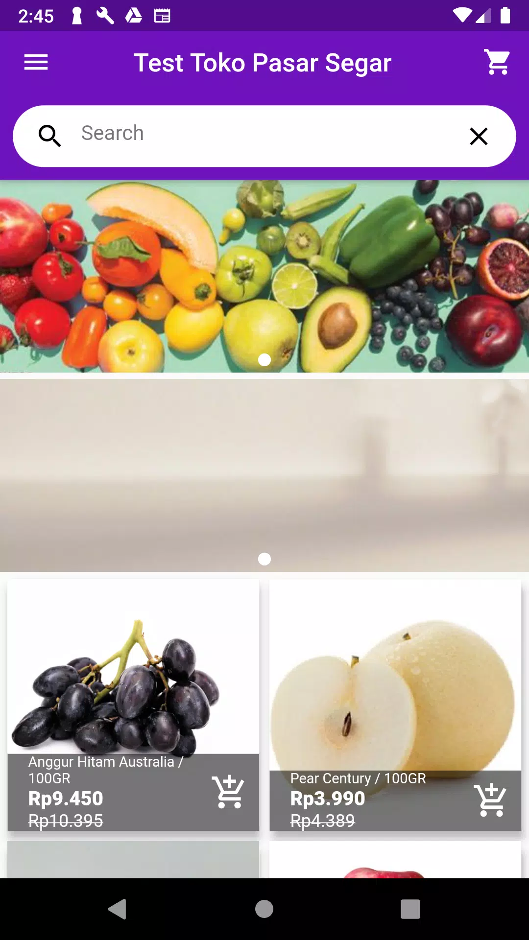 Test Pasar Segar App Screenshots