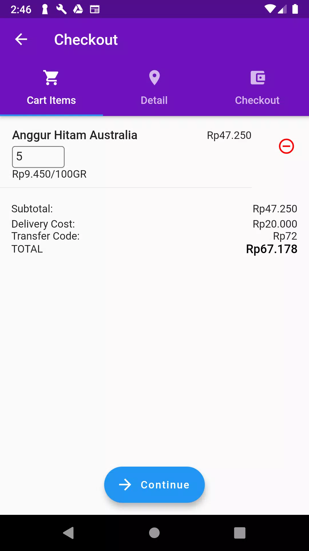 Test Pasar Segar App Screenshots