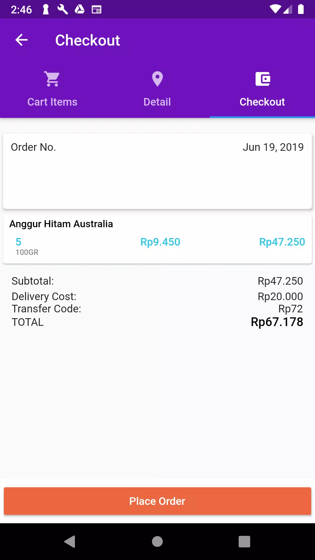Test Pasar Segar App Screenshots
