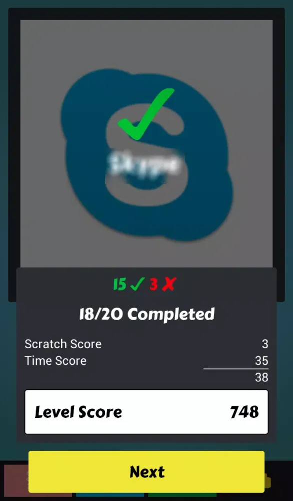 Scratch App Logo Quiz Screenshots