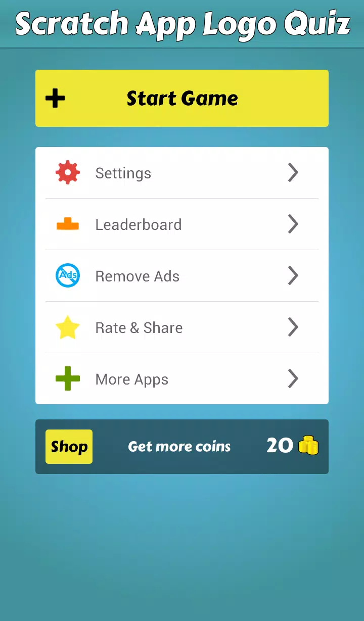 Captures d'écran de Scratch App Logo Quiz