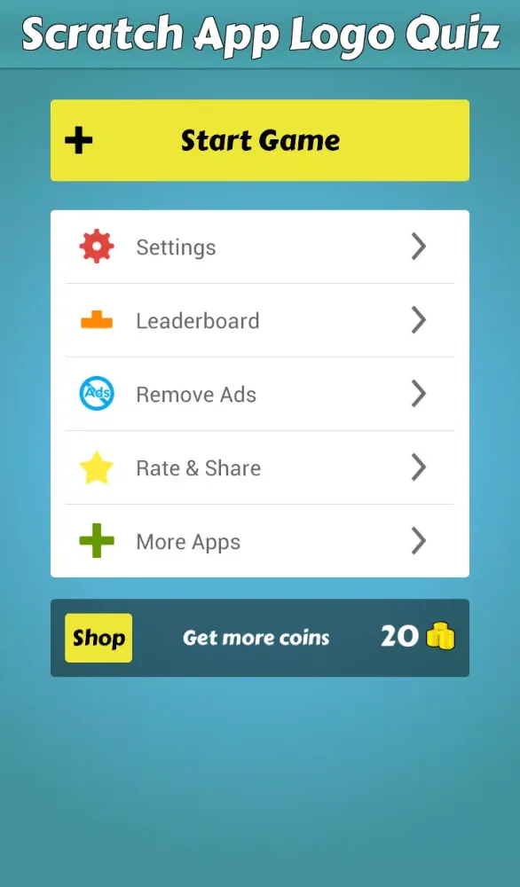 Scratch App Logo Quiz Screenshots