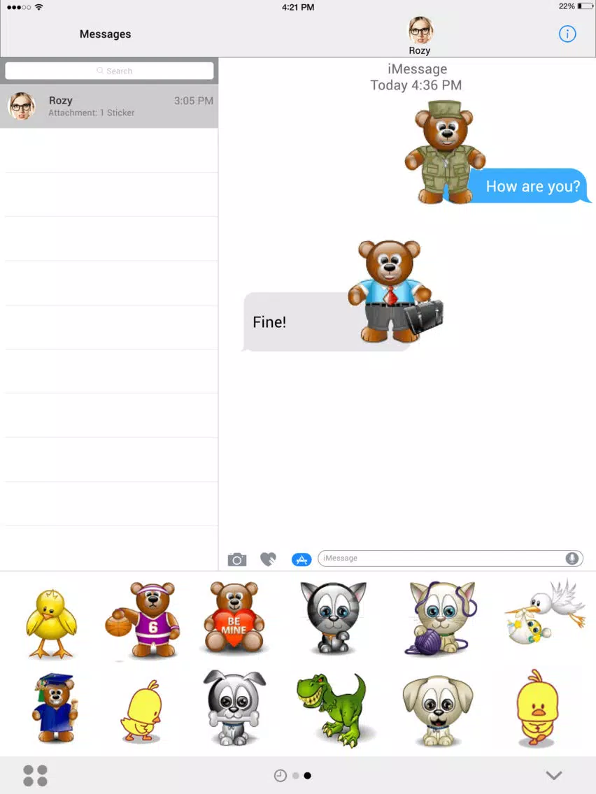 Anymoji Stickers iPad Screenshots