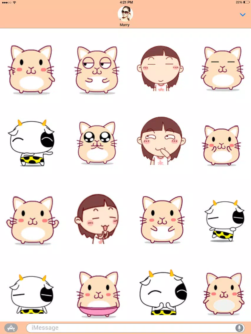 Anymoji Stickers iPad Screenshots