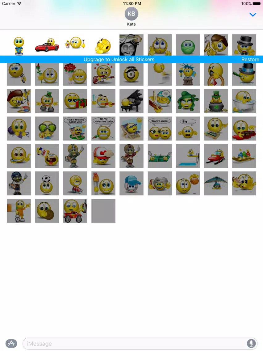 Anymoji Stickers iPad Screenshots