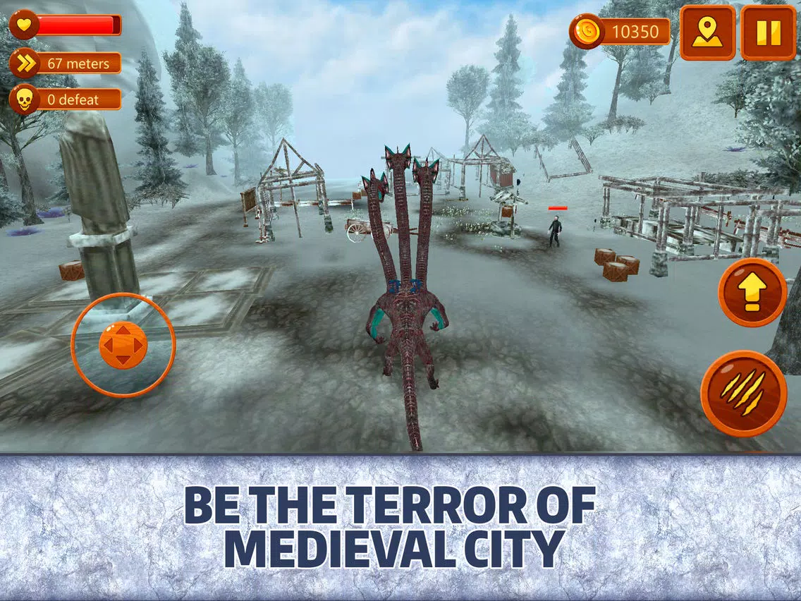 Screenshot di 3 Headed Hydra Snake Simulator iPad 