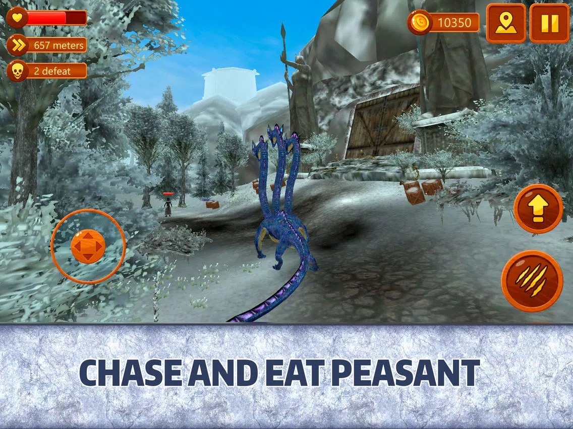 Screenshot di 3 Headed Hydra Snake Simulator iPad 