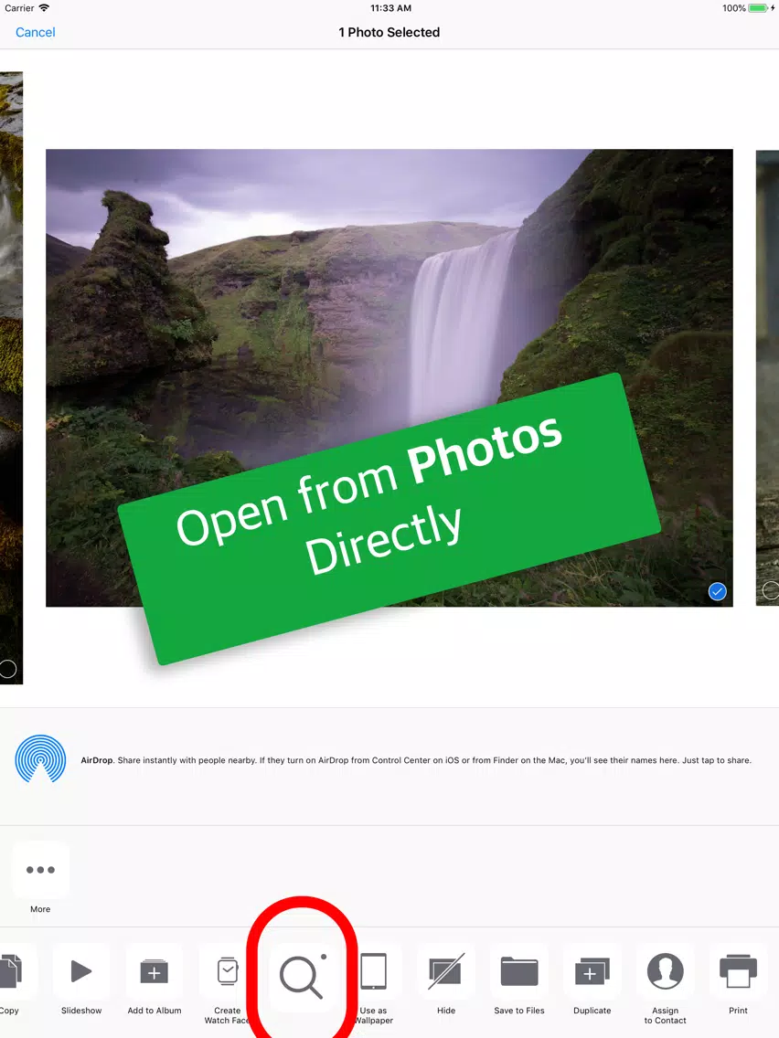 Reverse Image Search by Image iPad Screenshots