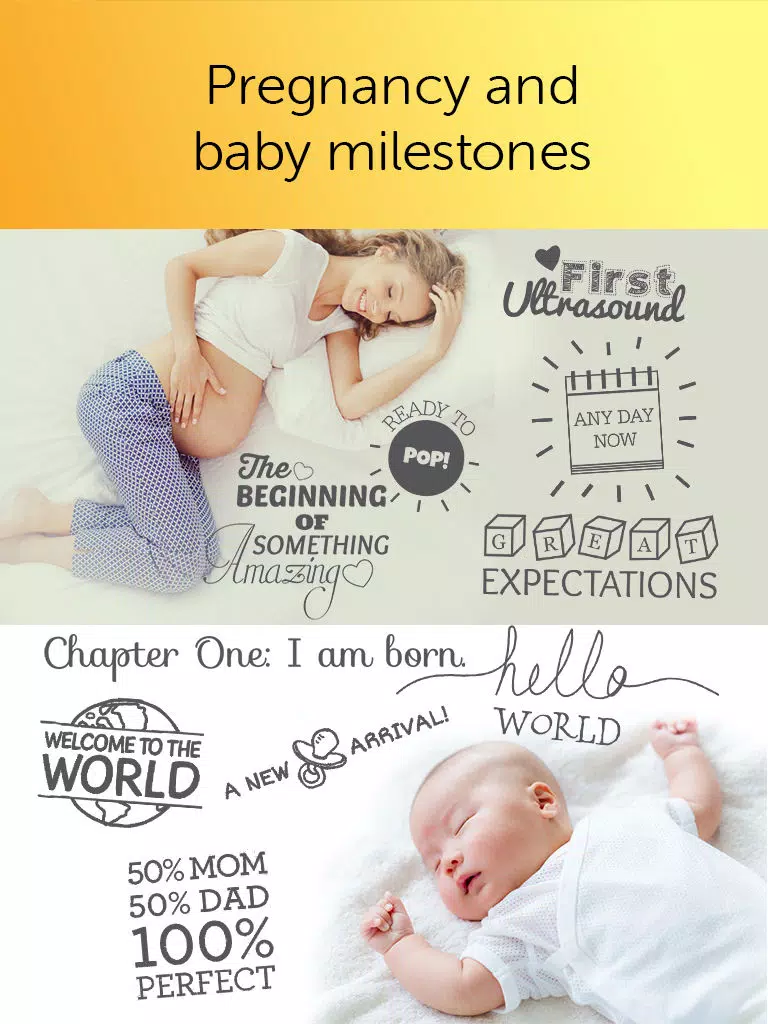 Baby Photo Editor - Pregnancy & Baby Milestone pics iPad স্ক্রিনশট