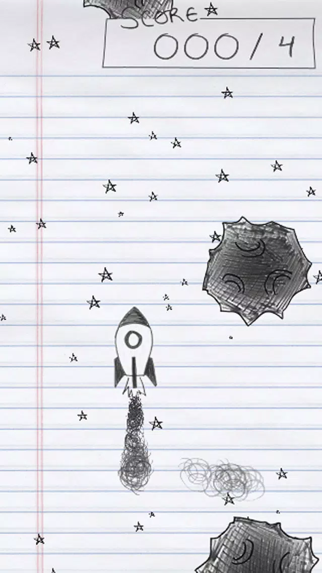 Tangkapan skrin Paper Rocket