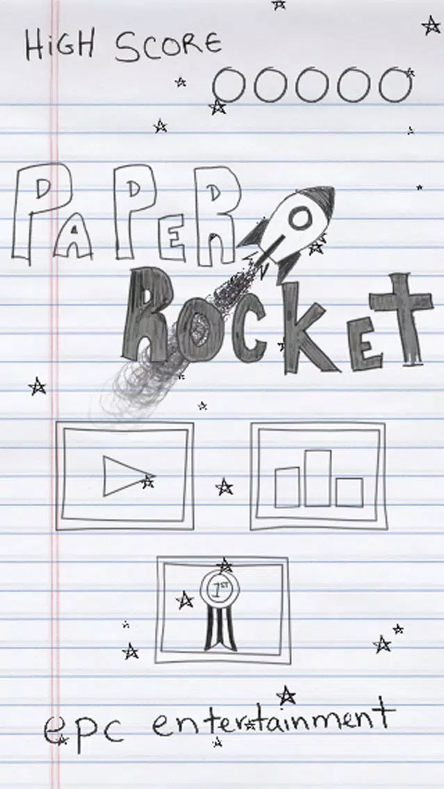 Tangkapan skrin Paper Rocket