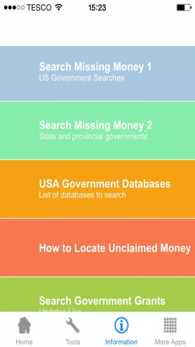 Unclaimed Money Find Lost Funds Government Grants Screenshots
