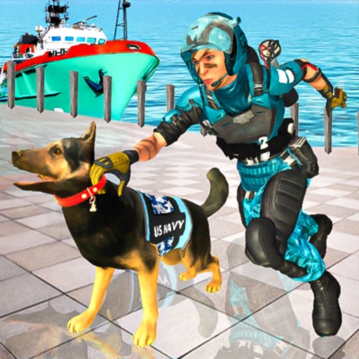US Police Navy Dog Crime Chase US Police Navy Dog Crime Chase