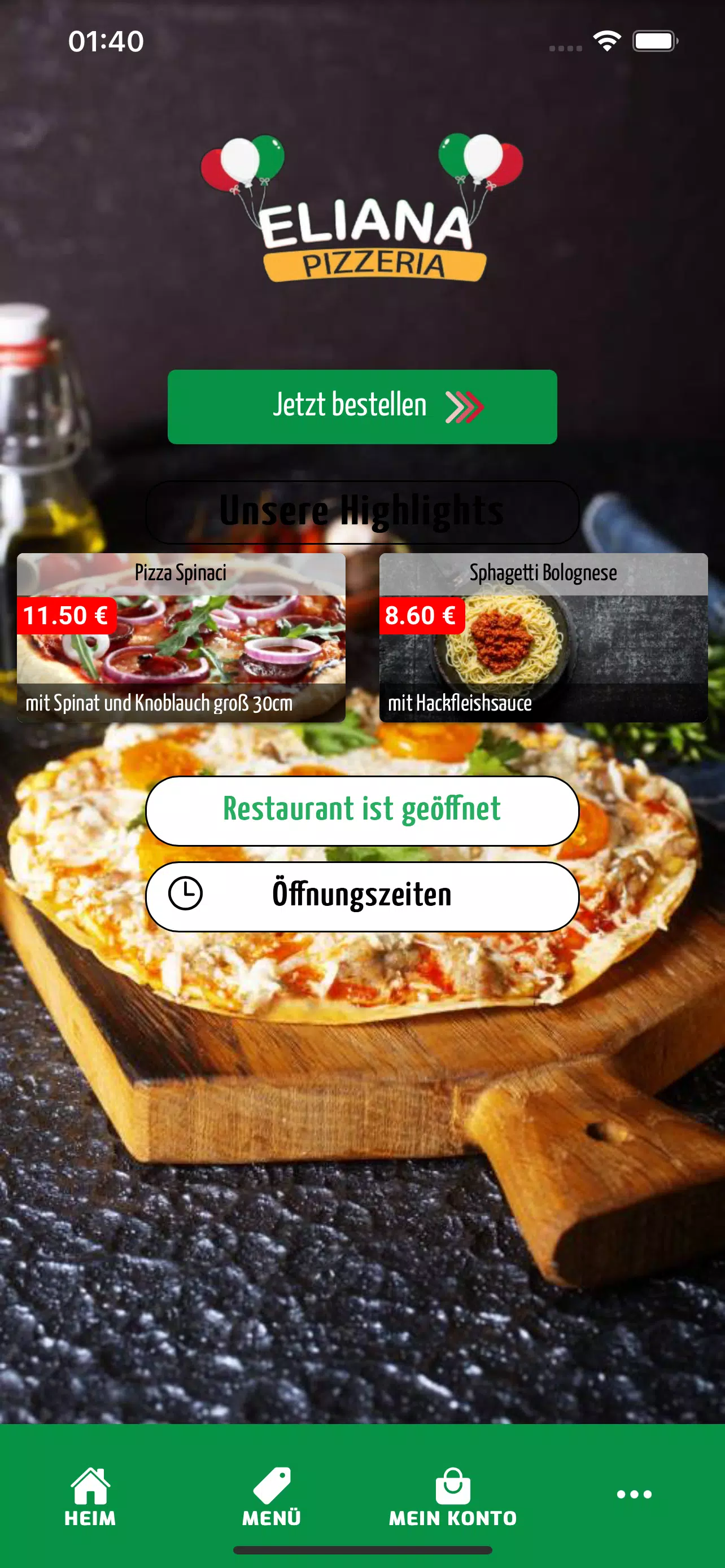 Eliana Pizzeria স্ক্রিনশট