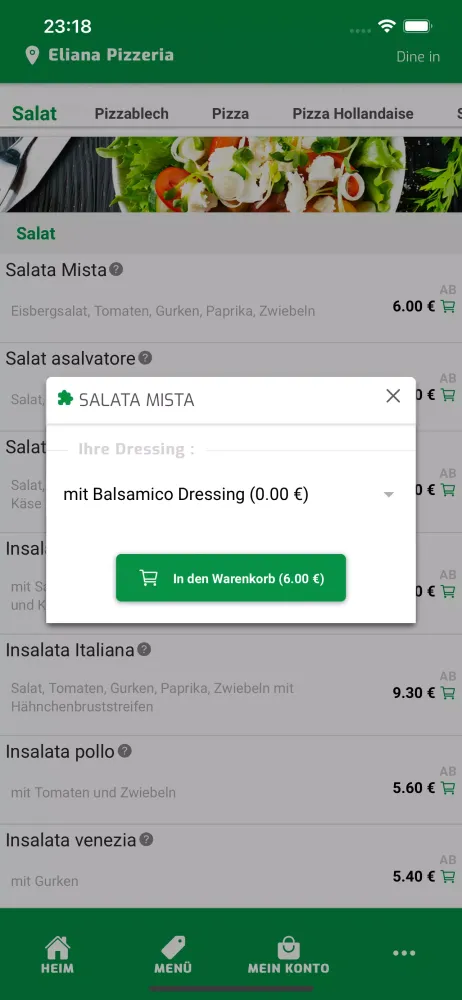 Eliana Pizzeria Screenshots