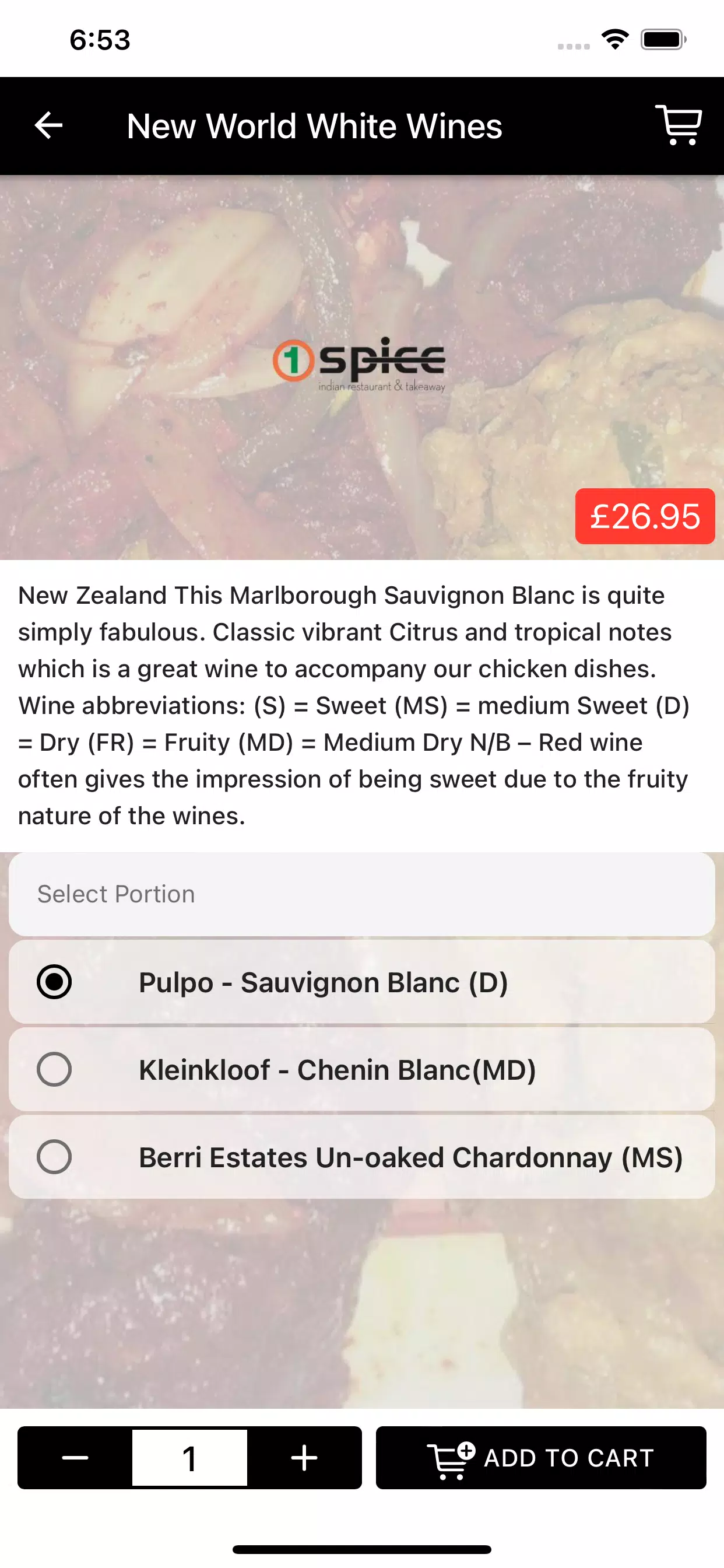 1 Spice Devizes Screenshots