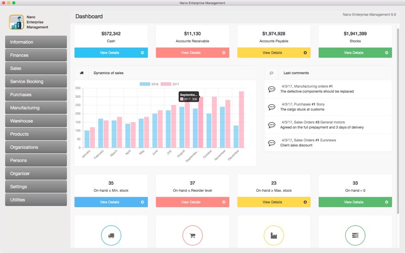Nano Enterprise Screenshots