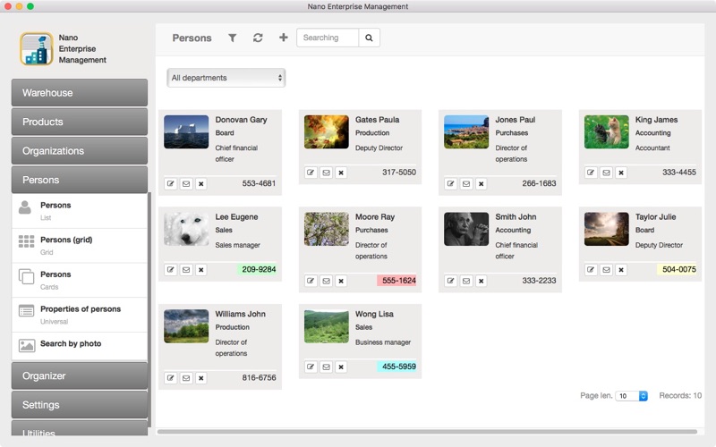 Nano Enterprise Screenshots