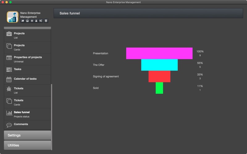 Nano Enterprise Screenshots