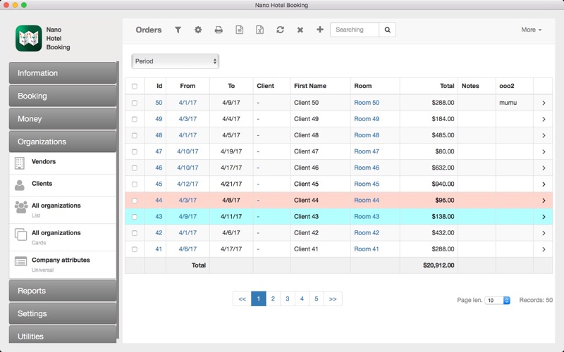 Nano Hotel Booking Screenshots