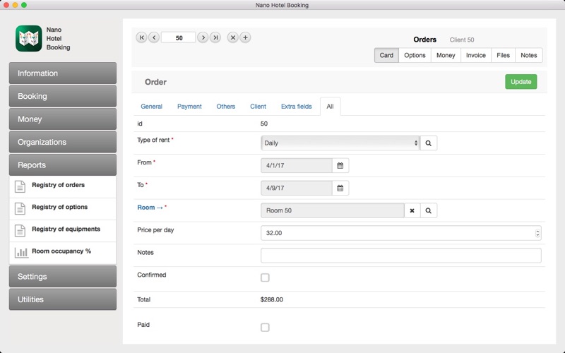 Nano Hotel Booking Screenshots