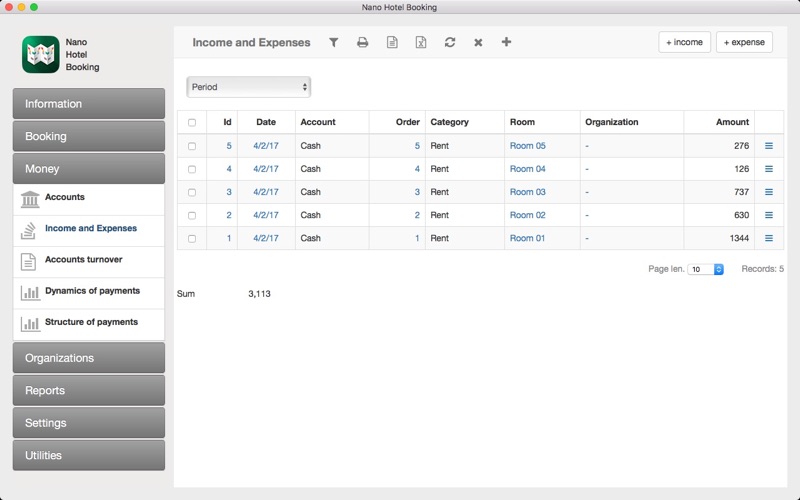 Nano Hotel Booking Screenshots