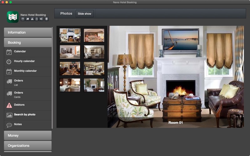 Nano Hotel Booking Screenshots