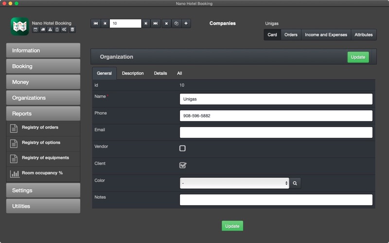 Nano Hotel Booking Screenshots