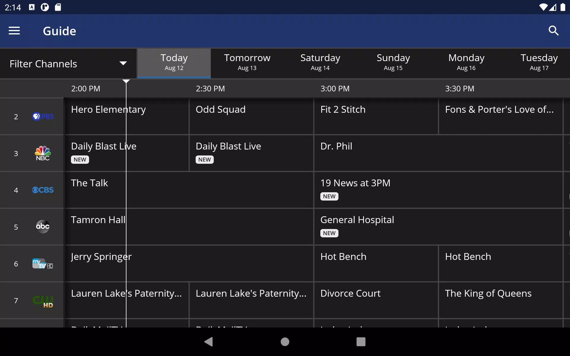 MCTV Stream Screenshots