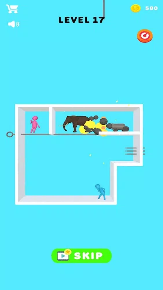 Capturas de tela do Love Rescue : Pull Pins