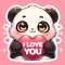 Bambo, Cute Panda Stickers