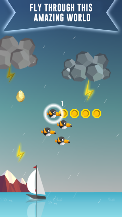 Zrzuty ekranu Flappy Mission -Bird Adventure