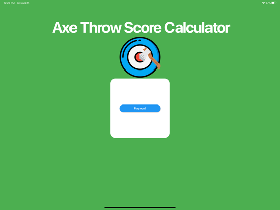 Axe Throwing Score Calculator iPad スクリーンショット