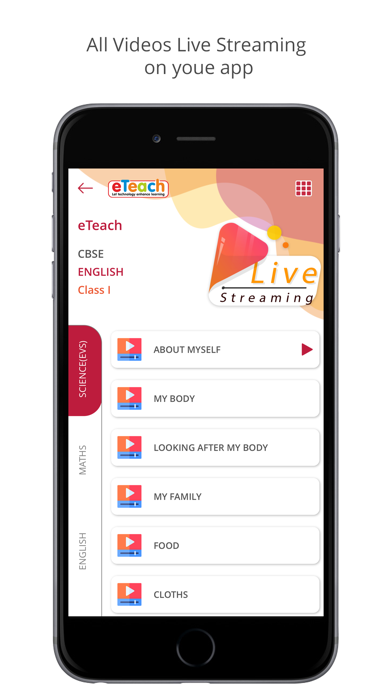 eTeach eLearning App Screenshots