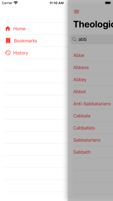 Theological Dictionary:Offline Screenshots