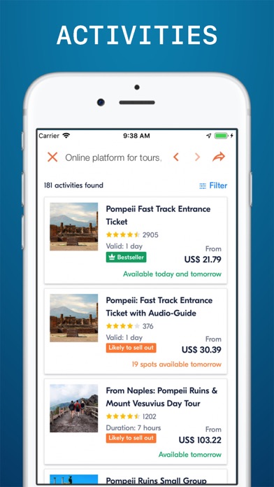 Pompeii Travel Guide . Screenshots