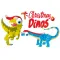 Christmas Dinos Big Eye Collection Stickers Mania