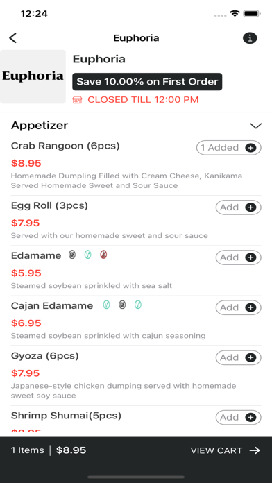 Euphoria-Restaurant Screenshots
