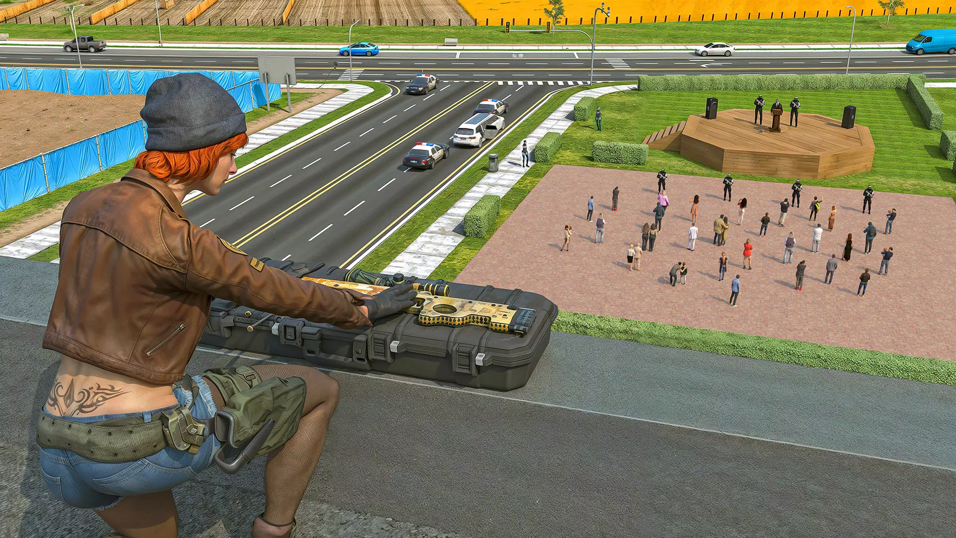Captures d'écran de Police Chase Driving 3d Sim