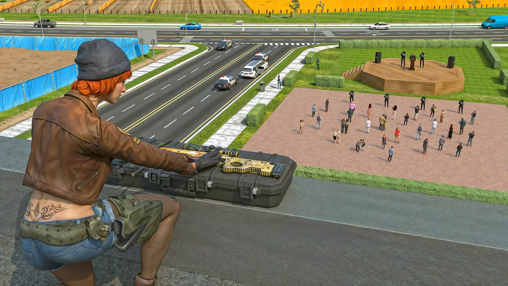 Police Chase Driving 3d Sim Screenshots