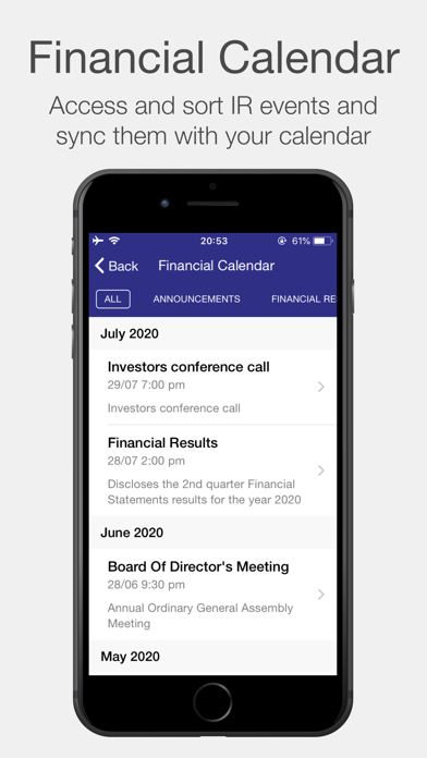 QGIRCO Investor Relations Screenshots