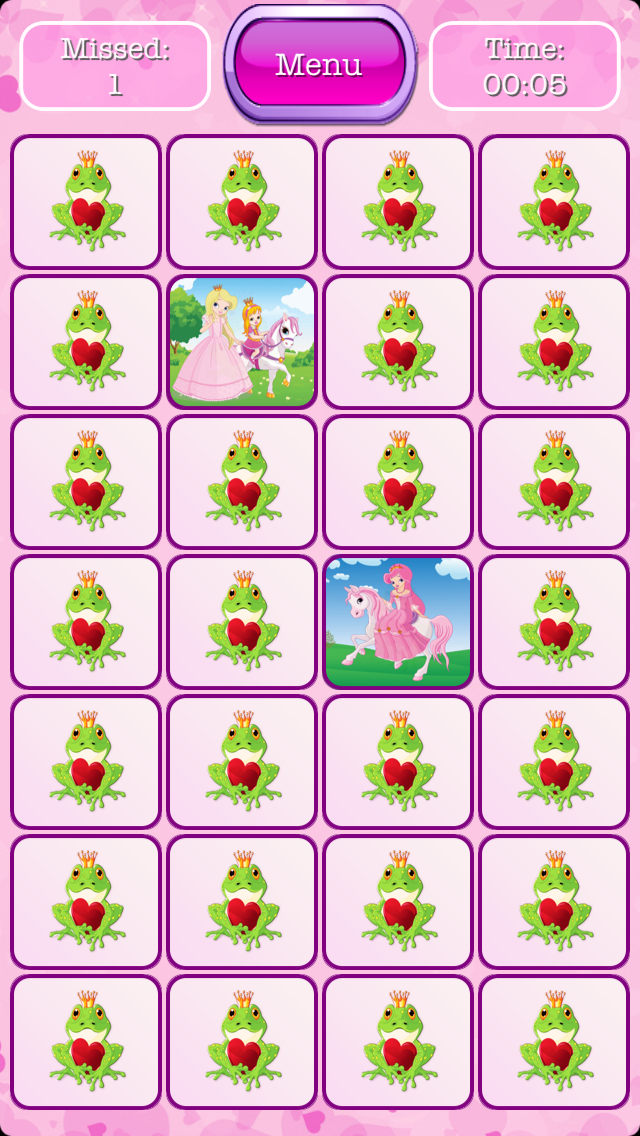Princess Pony - Matching Memory Game for Kids And Toddlers who Love Princesses and Ponies Screenshots